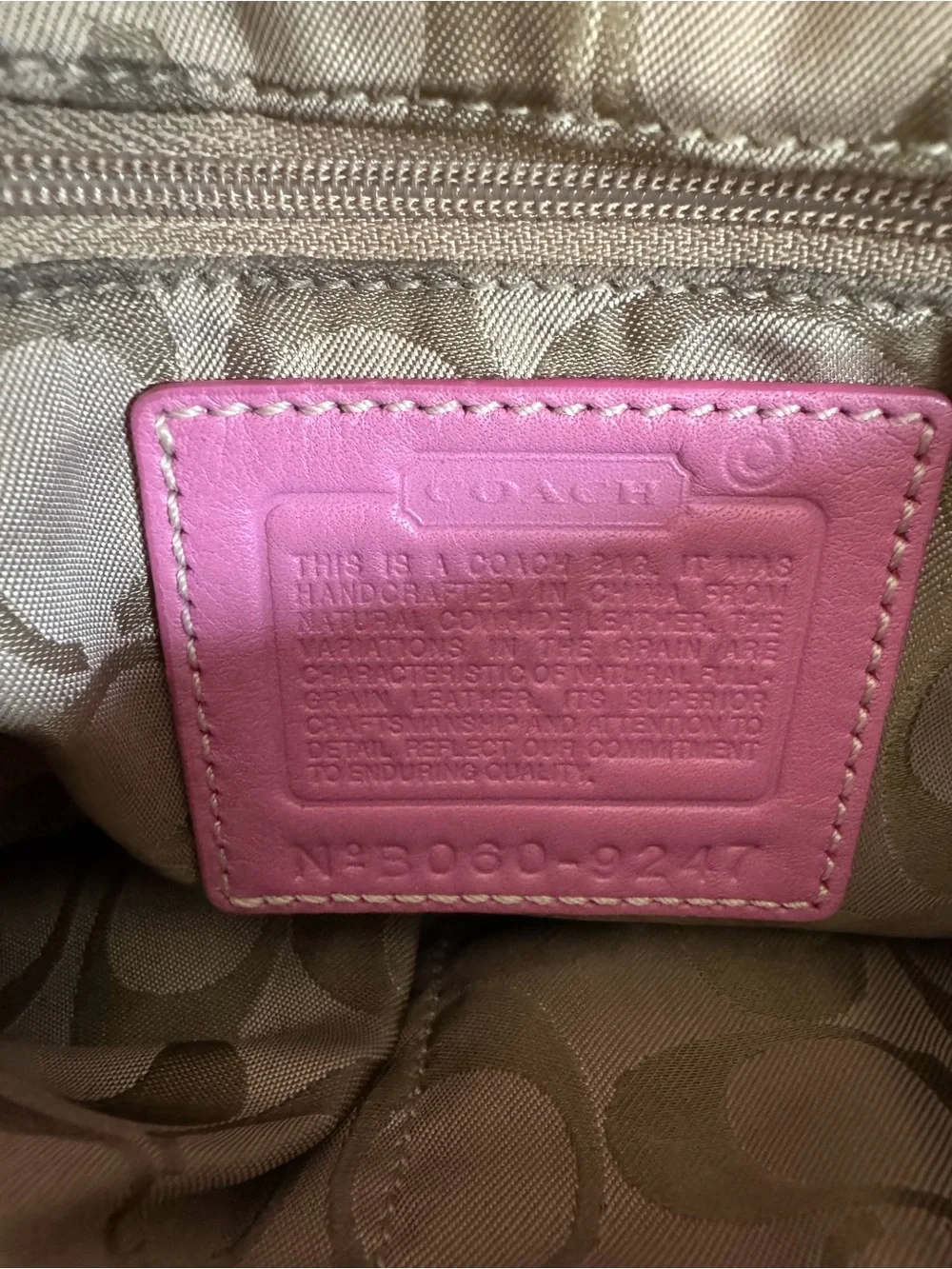Coach Y2K Pink Small Soho Flap Shoulder Bag 9247